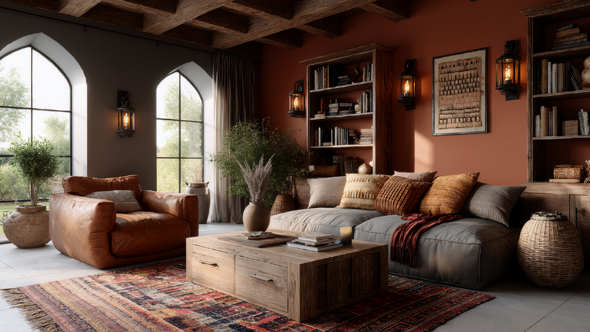 16 Rustic Boho Living Room Ideas Full of Natural Charm – Artera Home