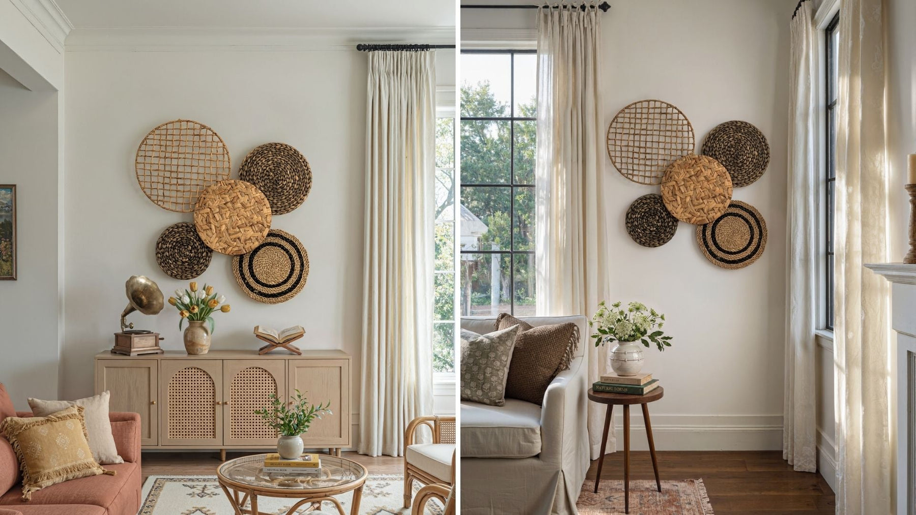 Why Fall Wall Decor Starts with a Mixed Weave Basket Set