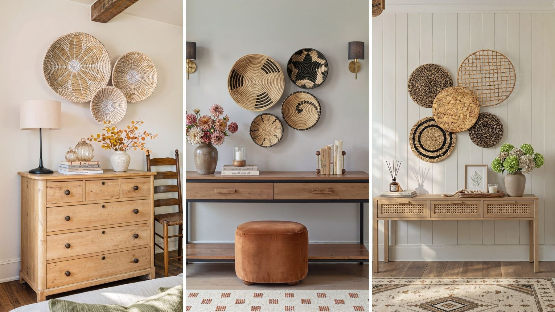 Fall Entryway Decor: Handwoven Wall Baskets That Welcome the Season