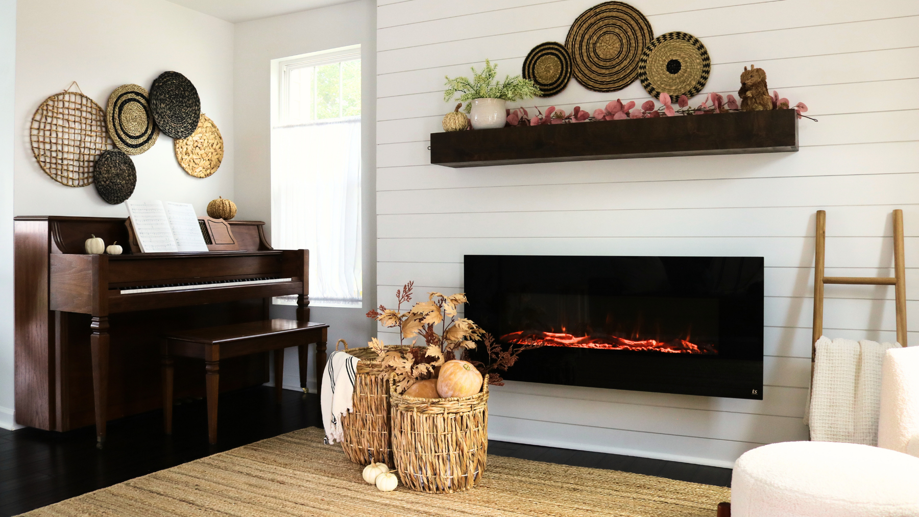 5 Fireplace Decorative Basket Ideas for a Cozy Modern Home