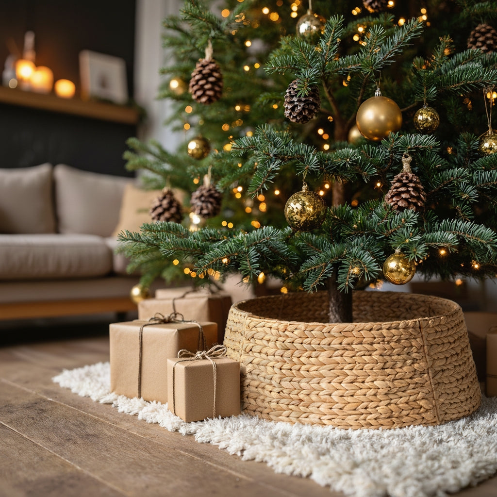 Woven Christmas Tree Collar - 24inches