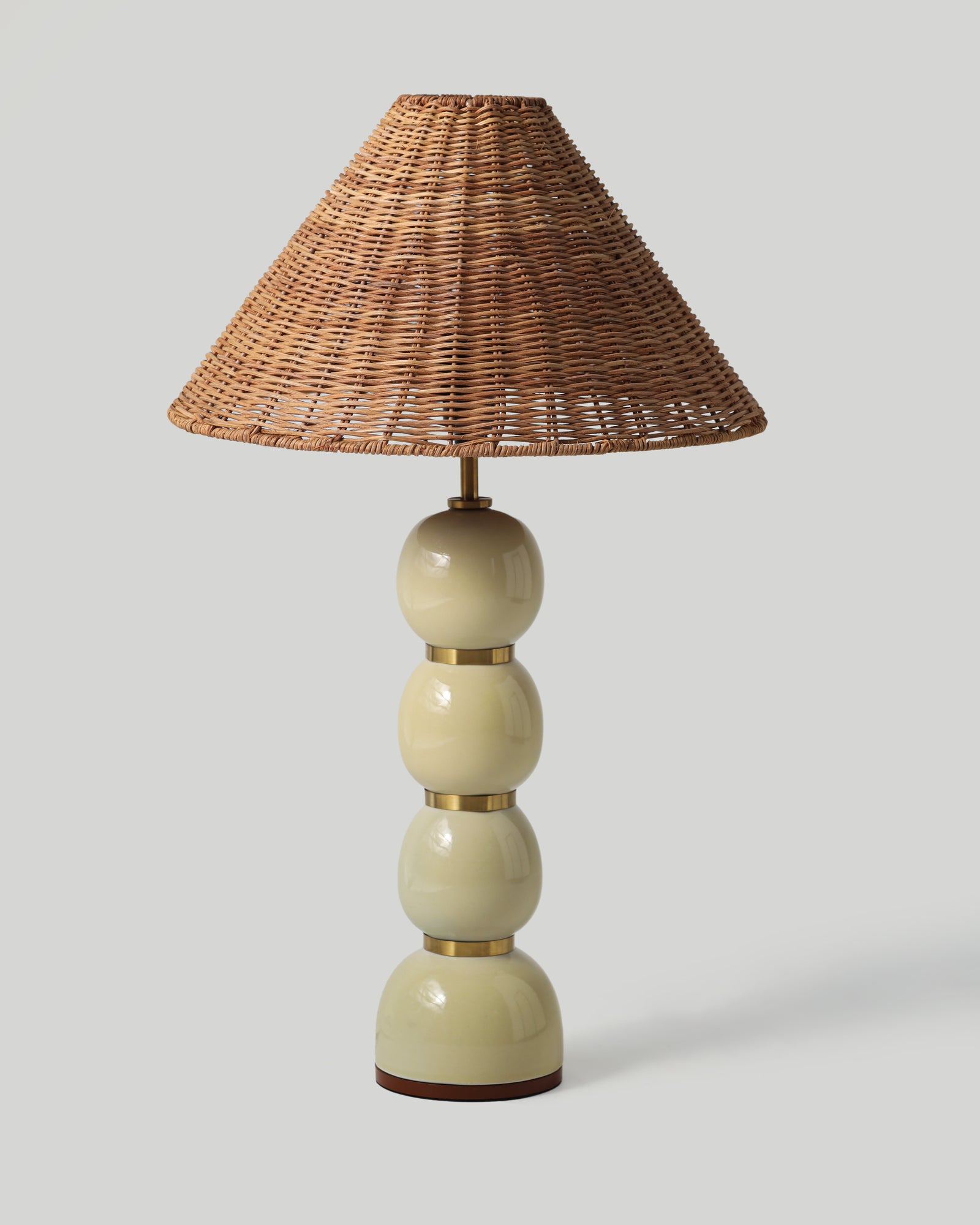 Rattan Ceramic Table Lamp