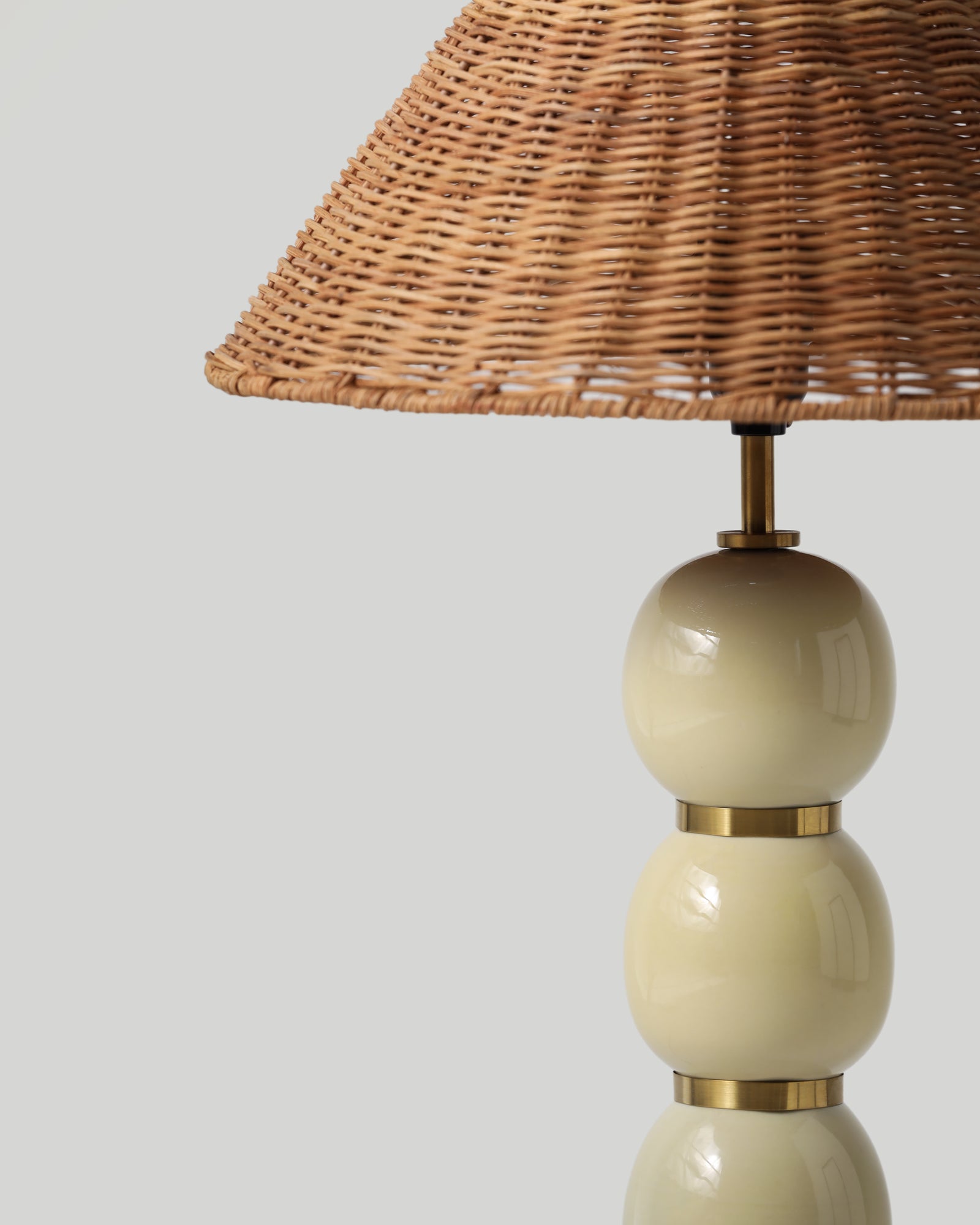 Rattan Ceramic Table Lamp