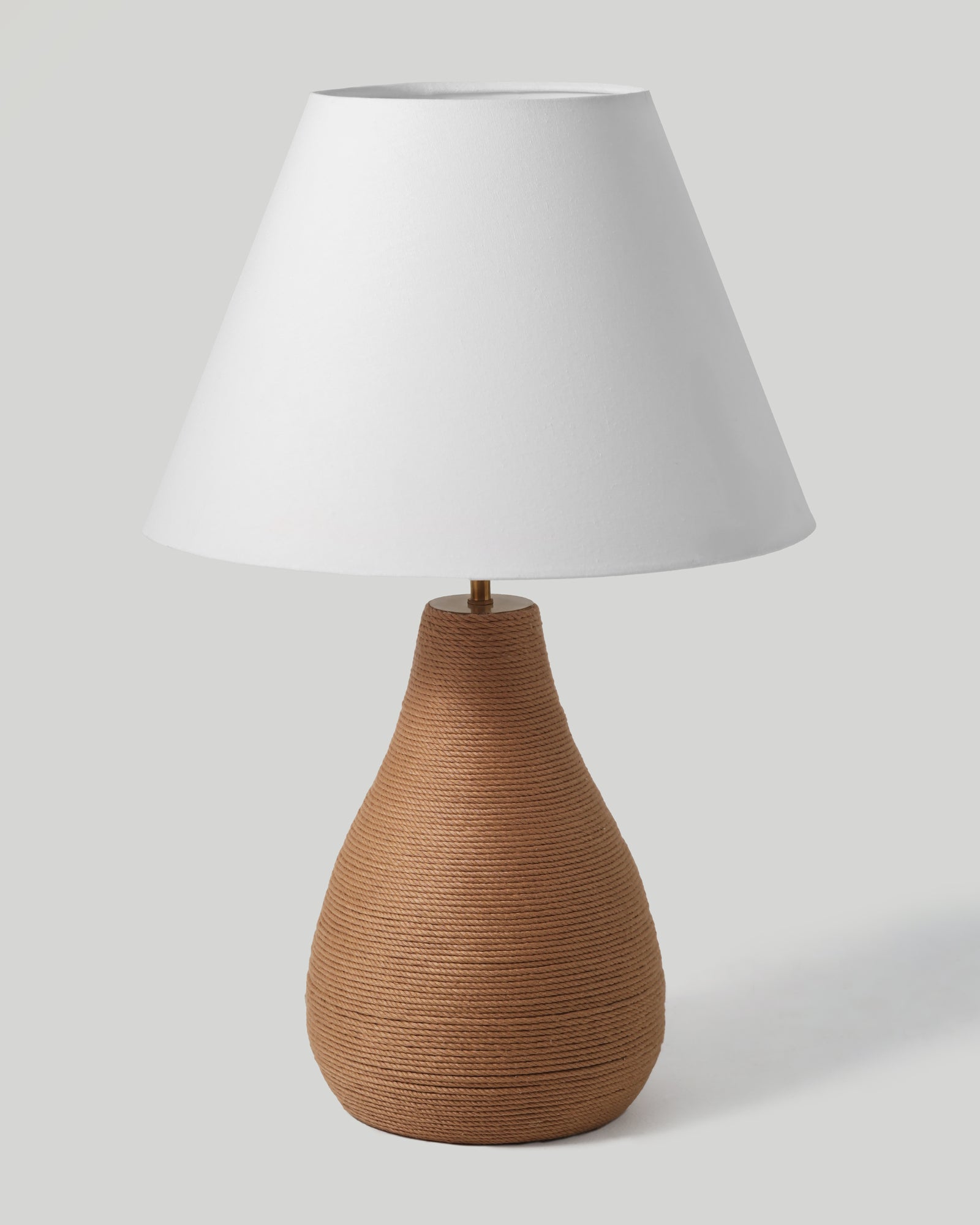 Jute Rope Teardrop Table Lamp