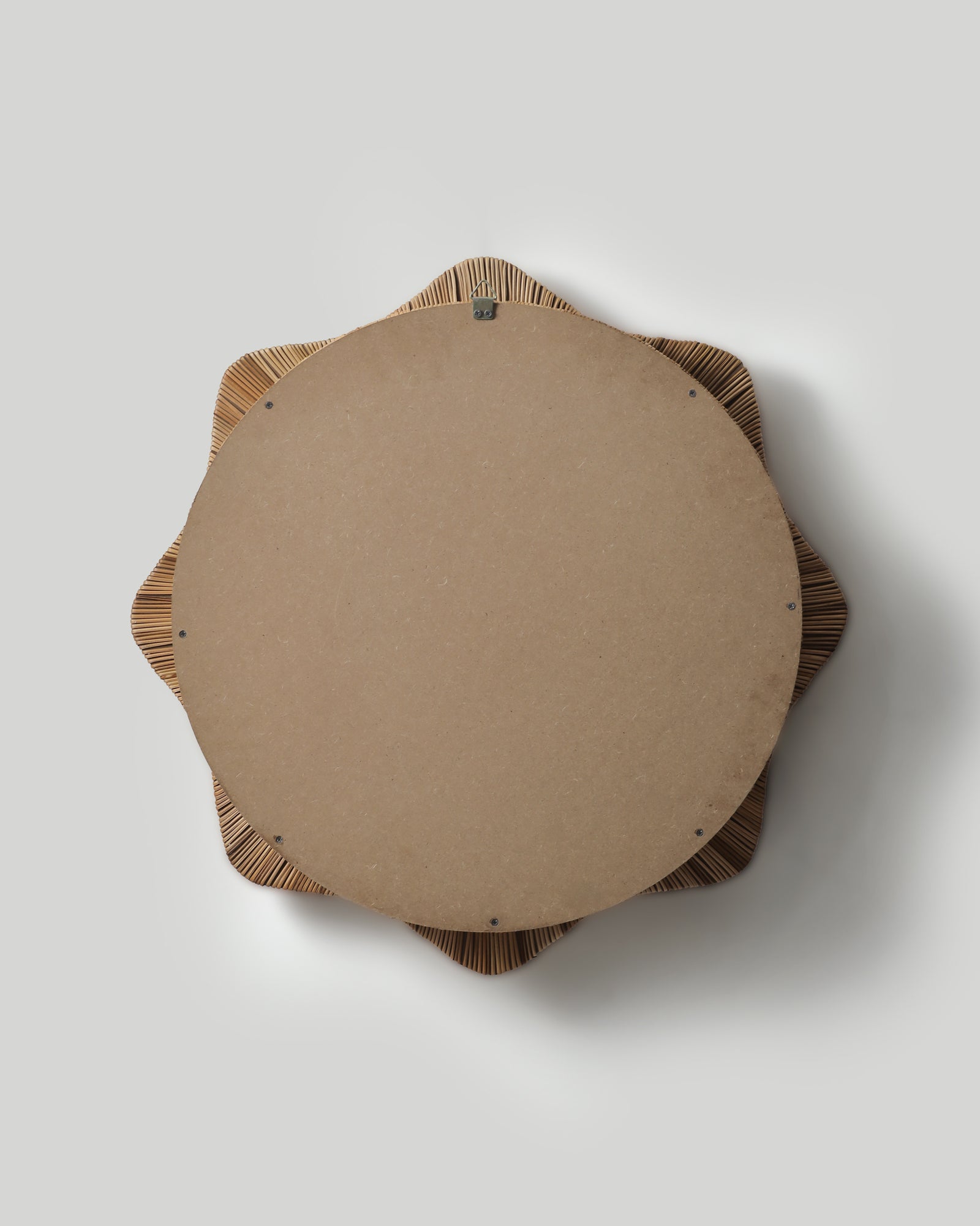 Star-point Pencil Reed Round Mirror