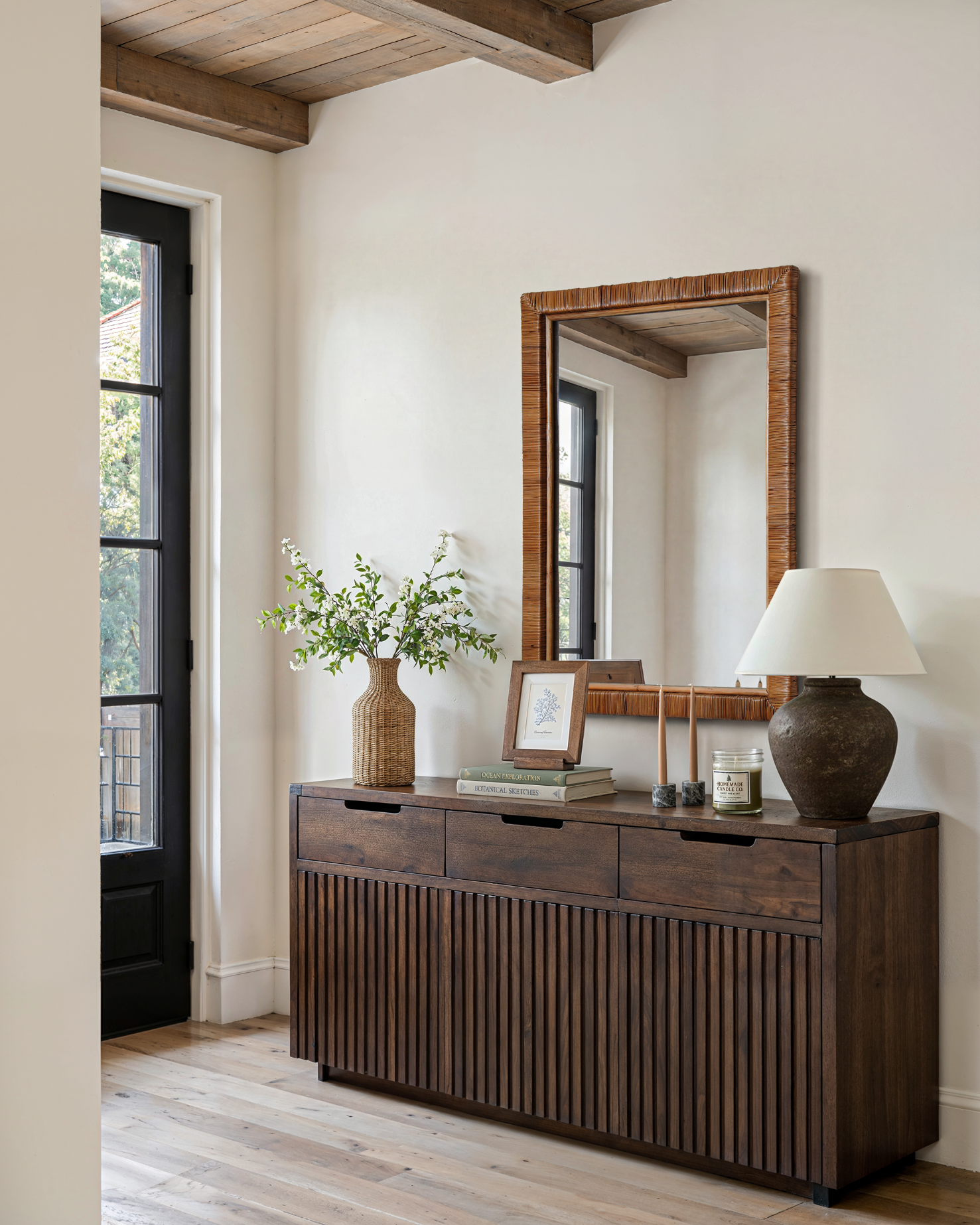 Refined Edge Rectangular Wall Mirror