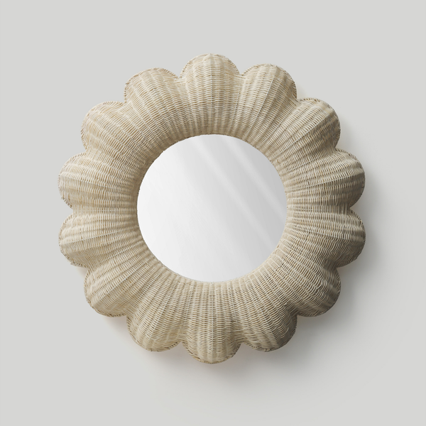 Petal Bloom Round Mirror