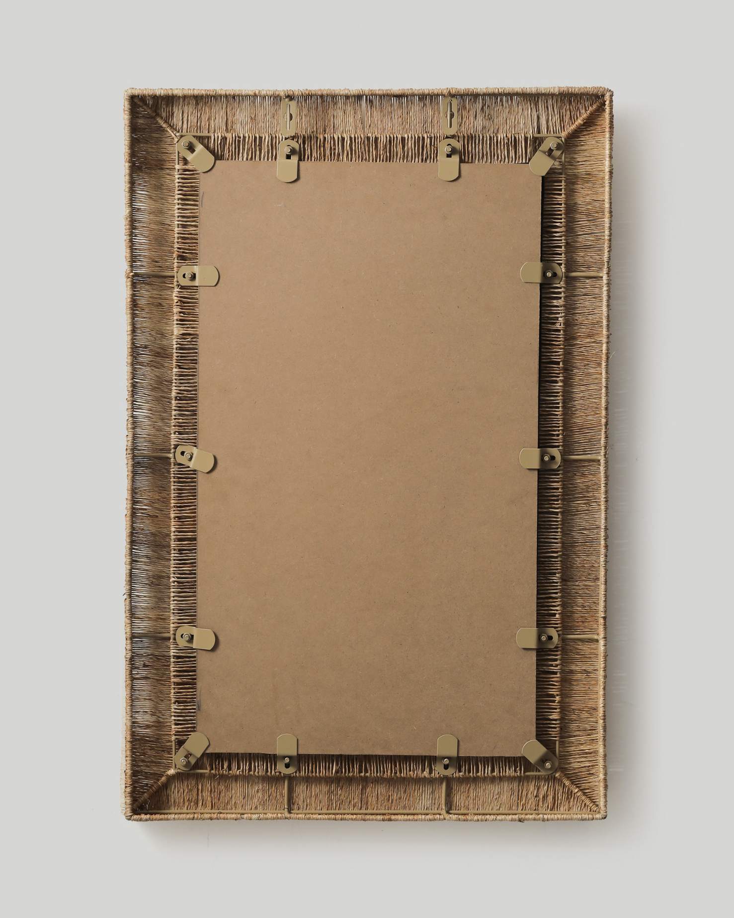 Natural Wrapped Rectangle Mirror