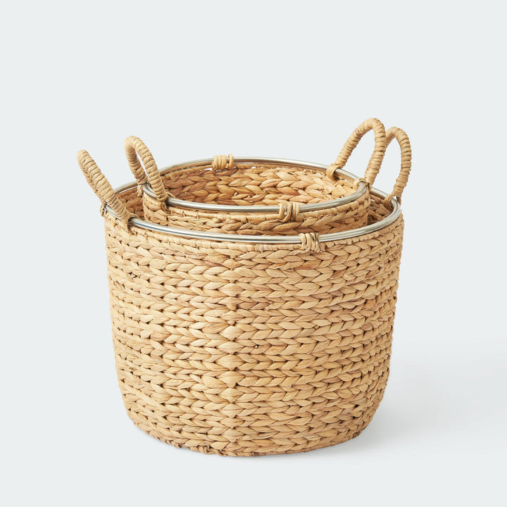 artera home storage basket with handles set of 8