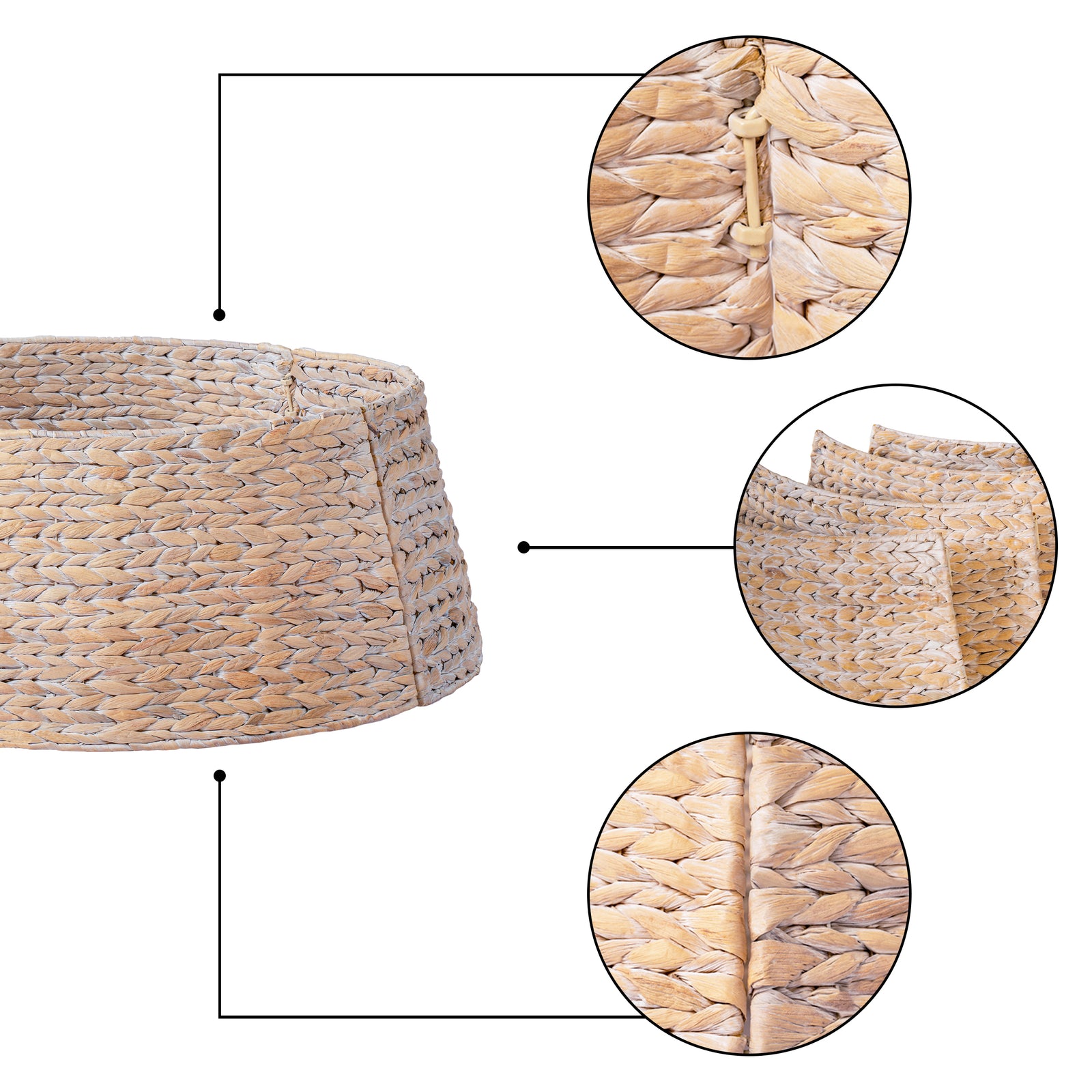 Woven Christmas Tree Collar - 24inches