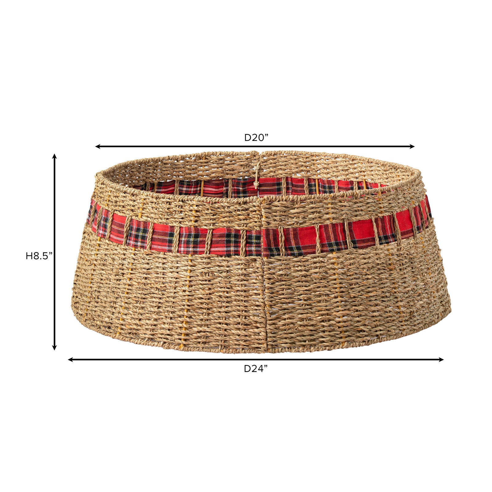Woven Christmas Tree Collar - 24inches