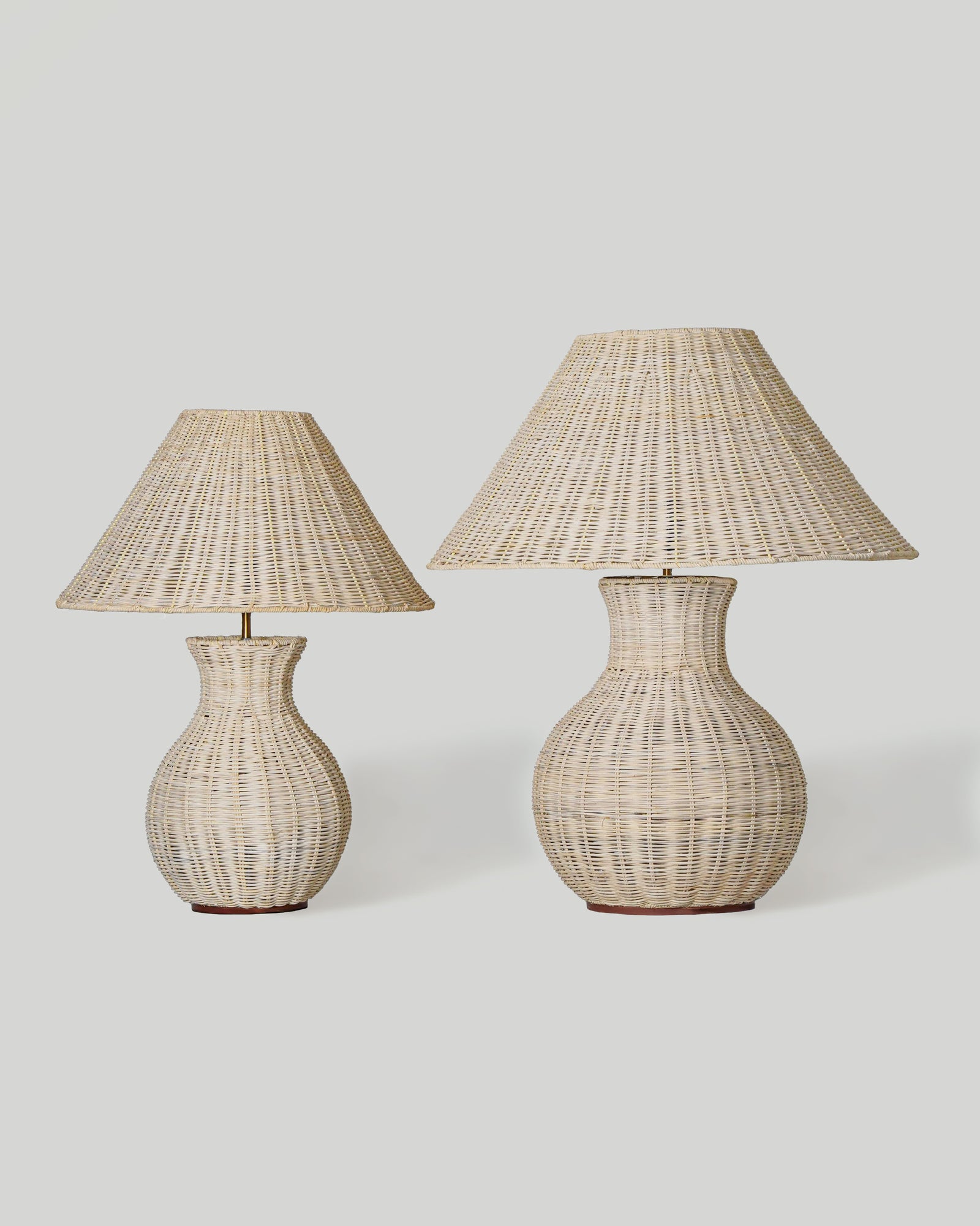 Rattan Vase Table Lamp