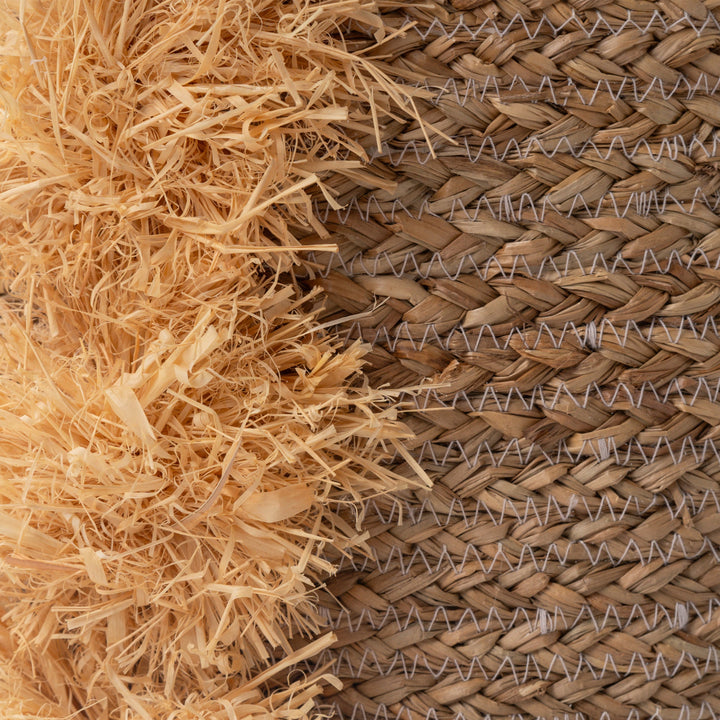 Fringe Jute Wicker Basket Set Of 3 from Artera Home