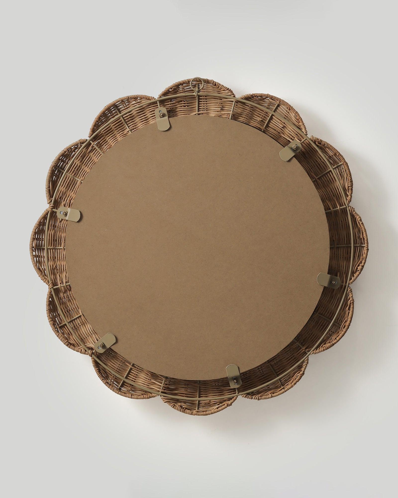 Bud-edge Round Mirror