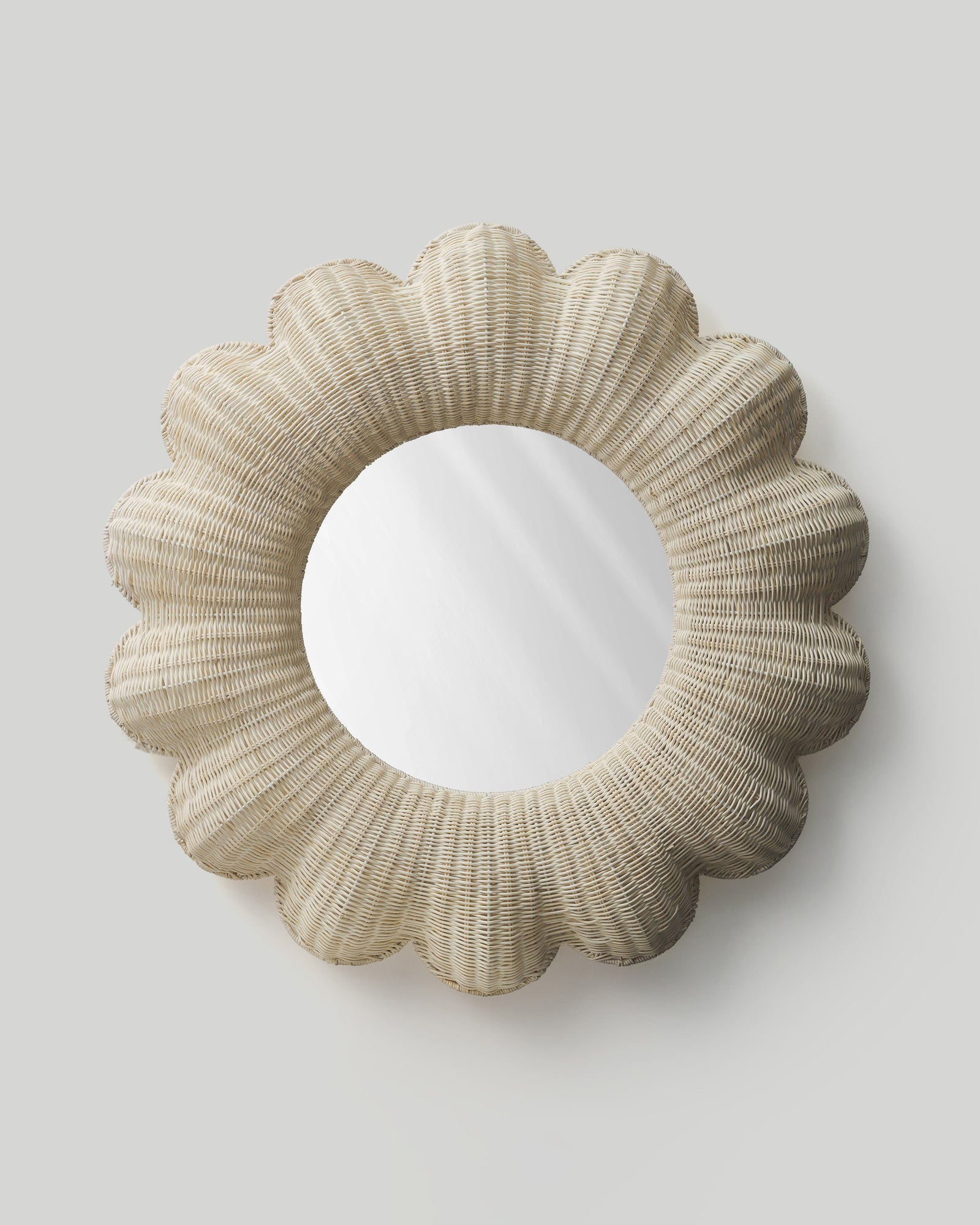 Petal Bloom Round Mirror