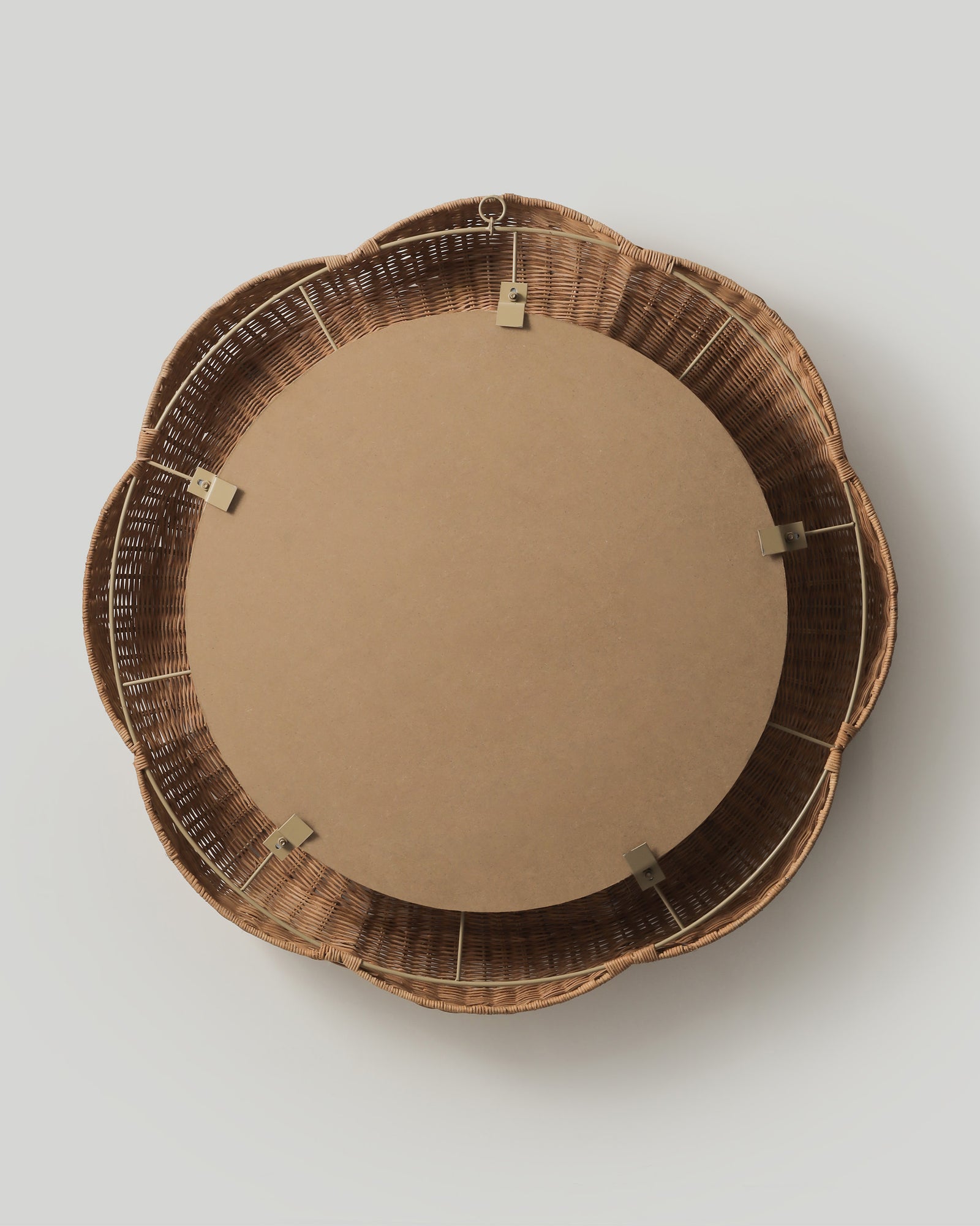 Soft-scallop Round Mirror