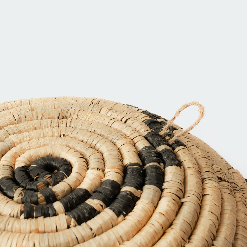 Intricate Natural Woven Wall Art- Set of 4