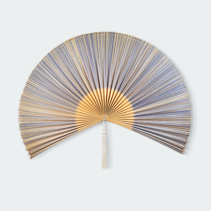 Purple Bamboo Folding Fan Wall Decor from Artera Home