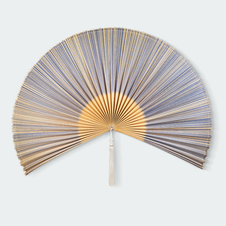 Purple Bamboo Folding Fan Wall Decor from Artera Home