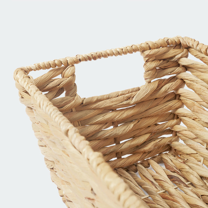 Set of 4 Water Hyacinth wicker storage baskets from Artera Home for stylish organization