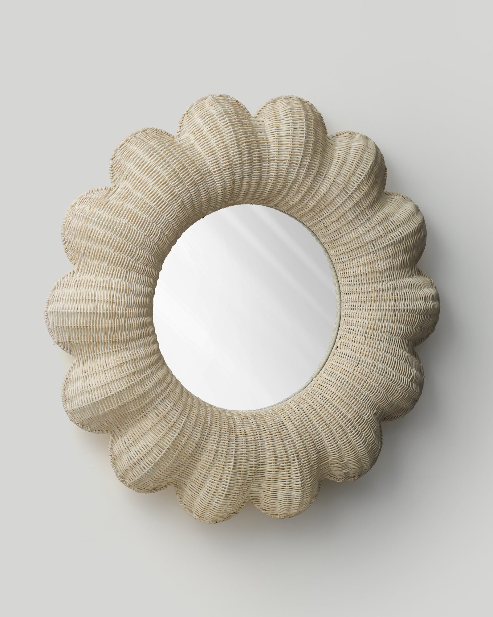Petal Bloom Round Mirror