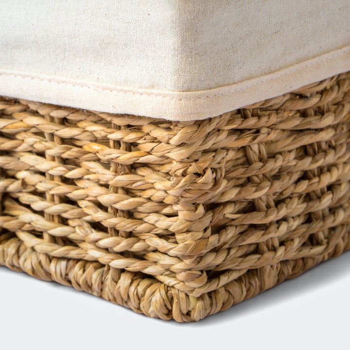 Seagrass Wicker Basket Set Of 4 With Liners from Artera Home
