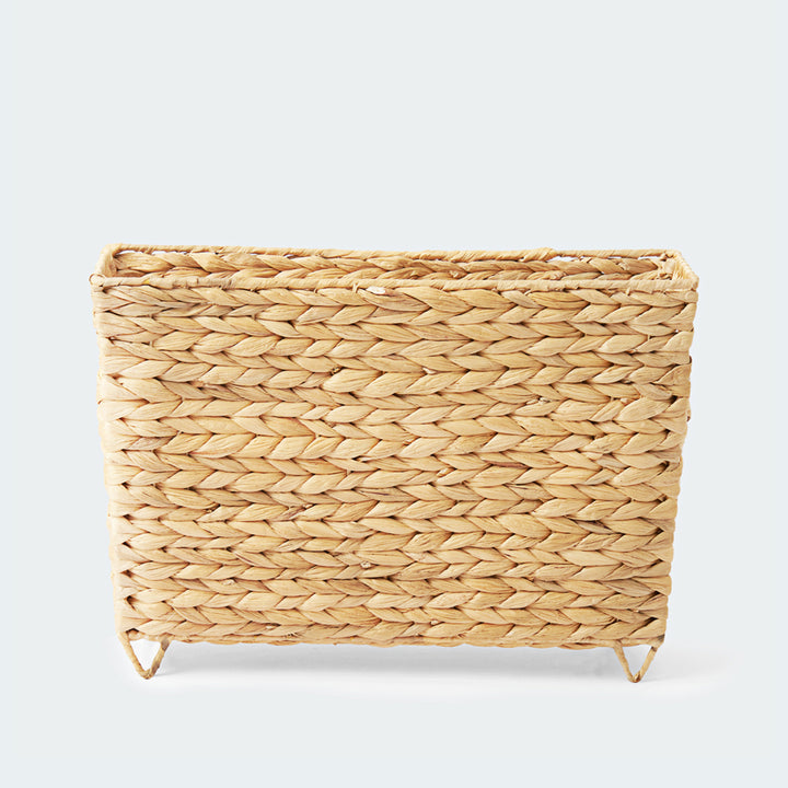 Standing Rectangular Hyacinth Storage Basket from Artera Home