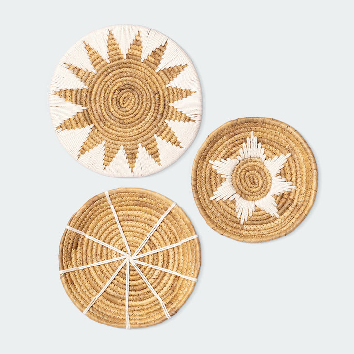 Bold Geometric and Star Wall Basket Decor Set from Artera Home