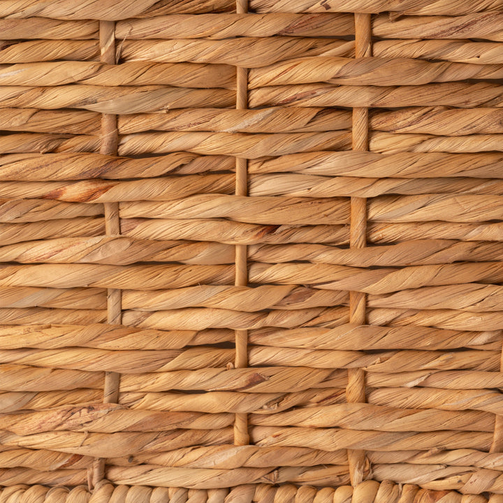 Water Hyacinth Wicker Basket Set With Lid from Artera Home