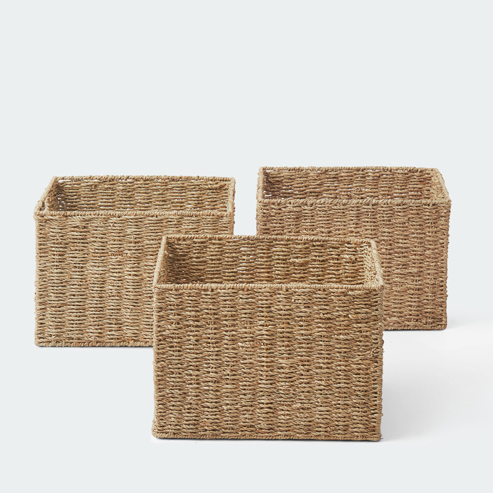 Luu Phuong Cube Storage Basket - Set of 3